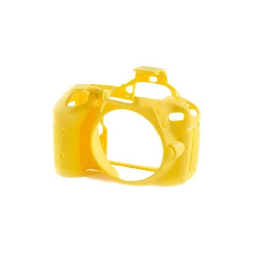  Adorama easyCover Silicon Case for Nikon D5500 and D5600 Cameras, Yellow EA-ECND5500Y