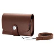 Adorama Canon PSC-5600 Deluxe Leather Fitted Case for Powershot G9-X Camera - Brown 1709C001