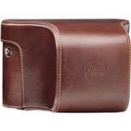 Adorama Leica Ever-Ready Leather Case for X (Typ 113) Digital Camera, Vintage, Brown 18833
