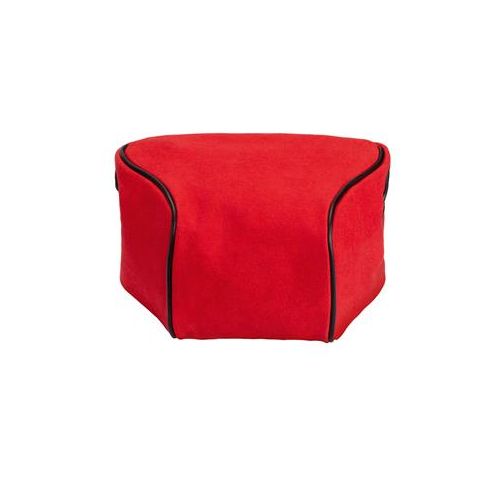  Leica Ettas Coated Canvas Q2 Pouch, Red 19575 - Adorama