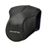 Adorama Olympus CS-46 FBC Leather Body Jacket for OM-D E-M5 Mark II Camera, Black V601067BW000