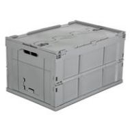 Adorama Mount-It! Collapsible Plastic Storage Crate, 65L Capacity MI-908