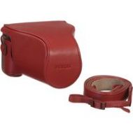 Pentax O-CC1512 Leather Case for Q-S1 Camera, Red 38518 - Adorama