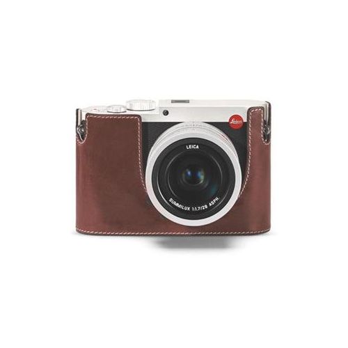  Adorama Leica Protector - Q (Typ 116), Leather, Vintage Brown,(No Embossing) 19536