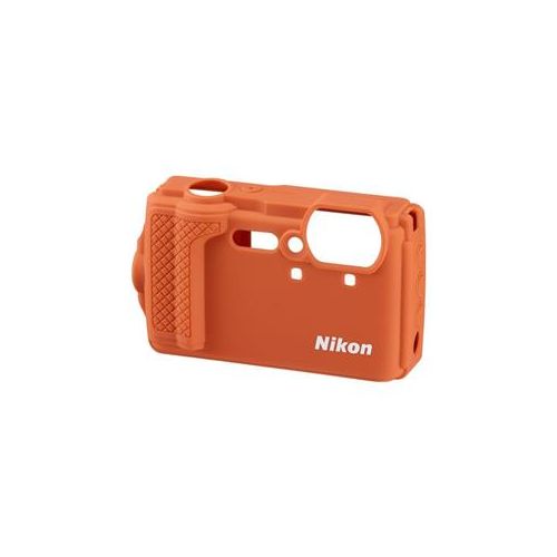  Adorama Nikon CF-CP3 Silicone Jacket (Orange) for Coolpix W300 25963