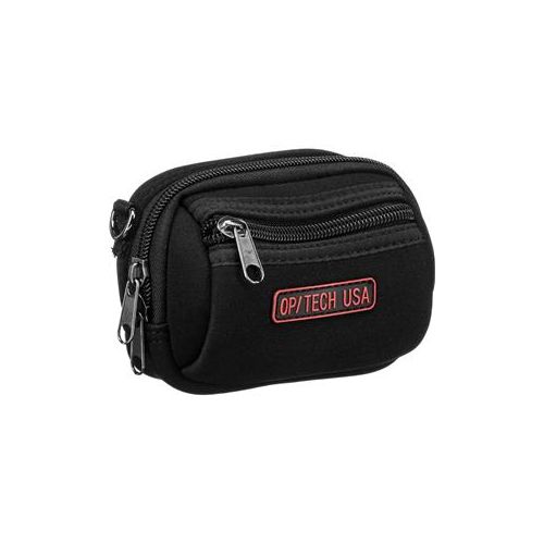  Adorama Op/Tech Zippeez, Soft Belt Style Pouch for Digital Point-n-Shoot, Medium, Black 8401124