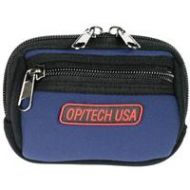 Adorama Op/Tech Zippeez, Soft Belt Style Pouch for Digital Point-n-Shoot, Small, Navy 8403114