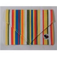 Adorama Shutterbug Designs Cricket Canvas Clutch Envelope, Stripe, Spring/Summer CC8.002