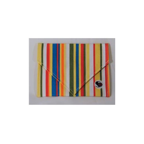  Adorama Shutterbug Designs Cricket Canvas Clutch Envelope, Stripe, Spring/Summer CC8.002