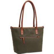 Adorama ONA The Capri II Leather/Waxed Canvas Camera Bag, Olive ONA5-009OLV-2