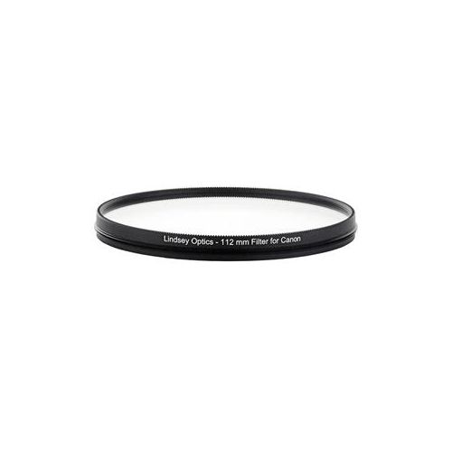  Adorama Lindsey Optics 112mm Brilliant Clear Filter for Canon Cine-Servo 17-120 Zoom L-112-CLEAR-AR-CANON