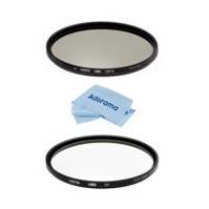 Adorama Hoya 67mm HD3 UV and Circular Polarizer Filter Kit - With Microfiber Cloth XHD3-67UV PL