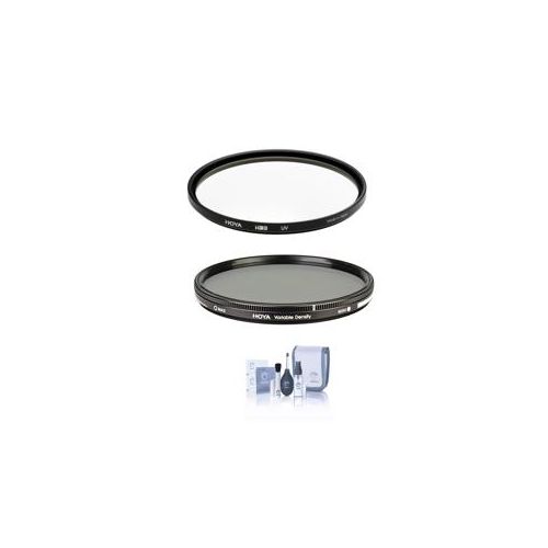  Adorama Hoya 67mm HD3 UV Filter With Hoya 67mm Variable ND Filter (0.45 to 2.7 (1.5 to 9 XHD3-67UV ND