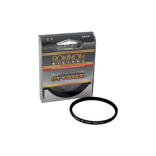  Rokinon 58mm Multi-Coated Slim Pro UV Filter MC-UV58 - Adorama