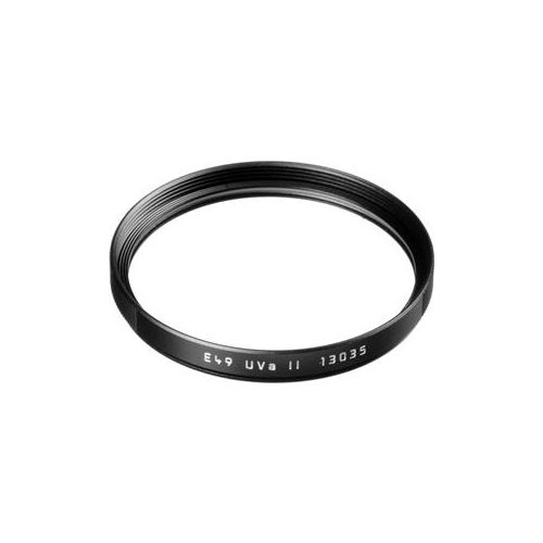  Leica E49 49mm UVa II Glass Filter, Black 13035 - Adorama