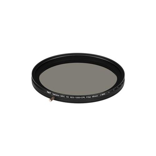  Adorama H&Y 95mm K-Series Variable HD MRC ND3-ND1000+CPL Filter, 1.5 to 10 Stops KVC95