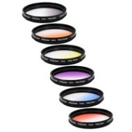 Adorama Vivitar 72mm Graduated Color Multicoated Filter Set VIV-FKGR6-72