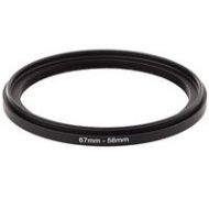 Adorama ProOPTIC Step-Down Adaptr Ring 67mm Lens to 58mm Filter SDR6758