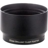 Adorama Lindsey Optics Brilliant Clamp Adapter/Thumb Screw/80mm Barrel to M100x0.75 F L-70-03-00004