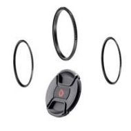 Adorama XUME 82mm Lens Thread to XUME Filter Holder Bundle, Adapter, 2 Holders, Cap XLA82 A