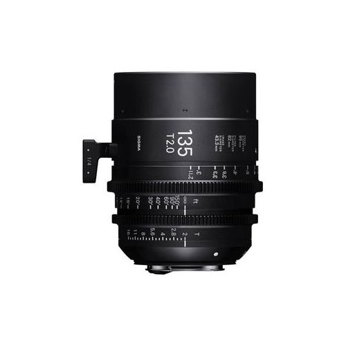  Adorama Sigma 135mm T2 FF High-Speed Prime Cine Lens, Fully Luminous, Feet, Canon EF 24F966