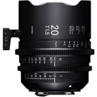 Adorama Sigma 20mm T1.5 FF High-Speed Prime Cine Lens, Fully Luminous, Feet,Sony E-Mount 41F967