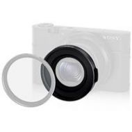 Adorama Sony DSC-RX100 & DSC-RX100 II Cameras to 49mm Filter Adapter Ring VFA-49R1