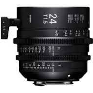 Adorama Sigma 24mm T1.5 FF High-Speed Prime Cine Lens, Fully Luminous, Feet,Sony E-Mount 40F967