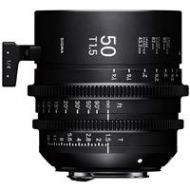Adorama Sigma 50mm T1.5 FF High-Speed Prime Cine Lens, Fully Luminous, Feet, Arri PL 31F968