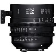 Adorama Sigma 24mm T1.5 FF High-Speed Prime Cine Lens, Fully Luminous, Feet, Canon EF 40F966