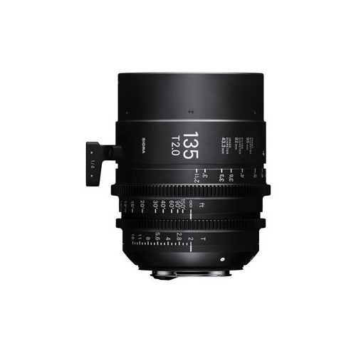  Adorama Sigma 135mm T2 FF High Speed Prime Cine Lens, Metric, Canon EF Mount 24M966