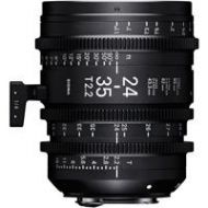 Adorama Sigma 24-35mm T2.2 FF Zoom Lens, Fully Luminous, Sony E Mount 58F967