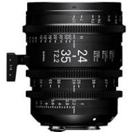 Adorama Sigma 24-35mm T2.2 FF Zoom Cine Lens, Metric, Canon EF Mount 58M966