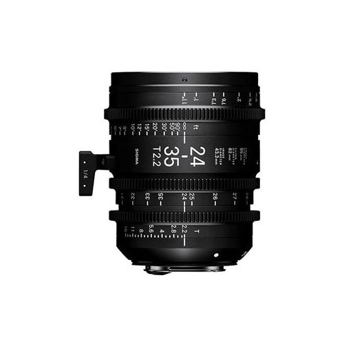  Adorama Sigma 24-35mm T2.2 FF Zoom Cine Lens, Metric, Canon EF Mount 58M966