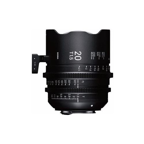  Adorama Sigma 20mm T1.5 FF High-Speed Prime Lens, (Metric), PL Mount 41M968