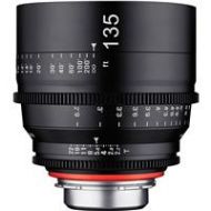 Adorama Rokinon Xeen 135mm T2.2 Manual Focus Professional Cine Lens with MFT Mount XN135-MFT