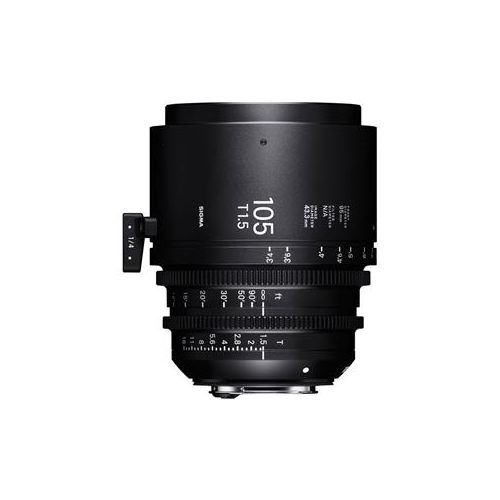  Adorama Sigma 105mm T1.5 FF High-Speed Prime Cine Lens, Fully Luminous, Feet, Canon EF 25F966