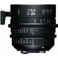 Adorama Sigma 24mm T1.5 FF High Speed Prime Cine Lens, Metric, Canon EF Mount 40M966