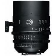 Adorama Sigma 85mm T1.5 FF High Speed Prime Cine Lens, Metric, Sony E Mount 32M967