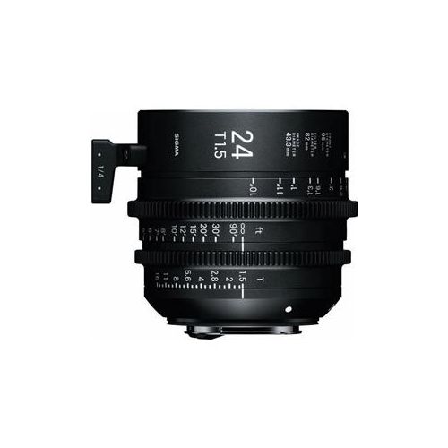  Adorama Sigma 24mm T1.5 FF High Speed Prime Cine Lens, Metric, Arri PL Mount 40M968