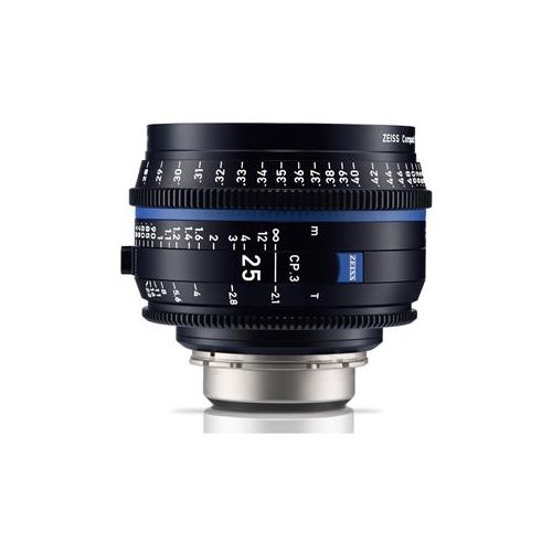  Adorama Zeiss 25mm T2.1 CP.3 Compact Prime Cine Lens (Feet) with PL Bayonet Mount 2181-403