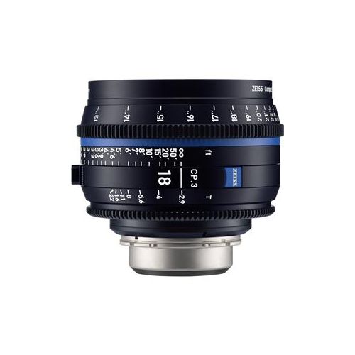  Adorama Zeiss 18mm T2.9 CP.3 Compact Prime Cine Lens (Feet) Canon EF EOS Mount 2186-840