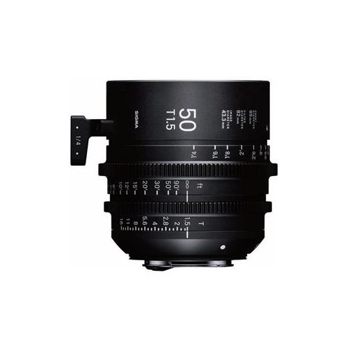  Adorama Sigma 50mm T1.5 FF High Speed Prime Cine Lens, Metric, Arri PL Mount 31M968
