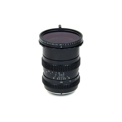  Adorama SLR Magic 25mm T0.95 Hyperprime Cine III Lens (MFT) with 52mm 0.4-1.8 ND Filter SLR2595(3)52VNDL