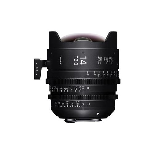  Adorama Sigma 14mm T2 FF High Speed Prime Cine Lens, Imperial, Sony E Mount 450967