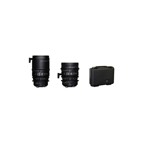  Adorama Sigma 18-35mm T2 & 50-100mm T2 High Speed Zoom Lens with Case, Metric, Canon EF WMQ966