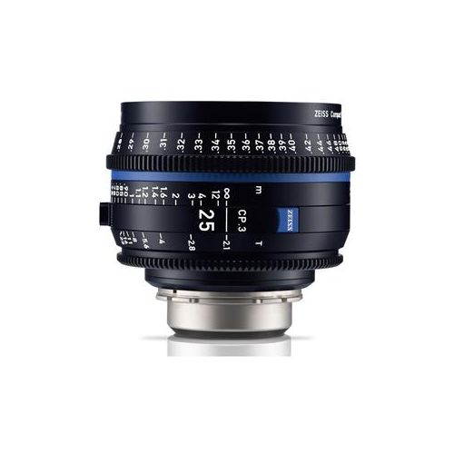  Adorama Zeiss 25mm T2.1 CP.3 Compact Prime Cine Lens (Metric) with Canon EF EOS Mount 2181-399