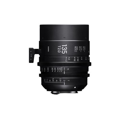  Adorama Sigma 135mm T2 FF High Speed Prime Cine Lens, Imperial, Canon EF Mount 240966