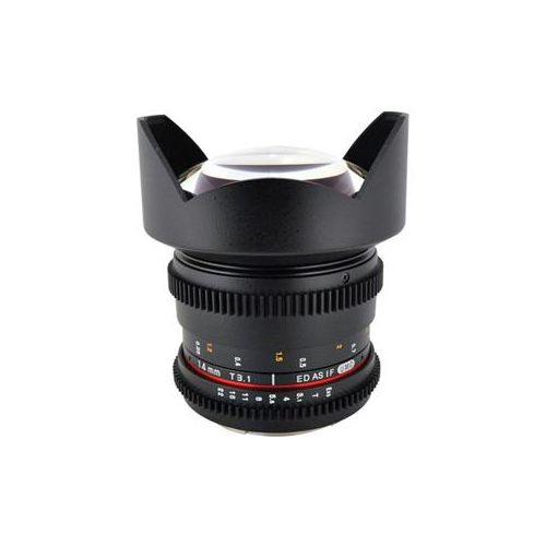  Rokinon 14mm T3.1 Cine Lens for Nikon F-Mount CV14M-N - Adorama