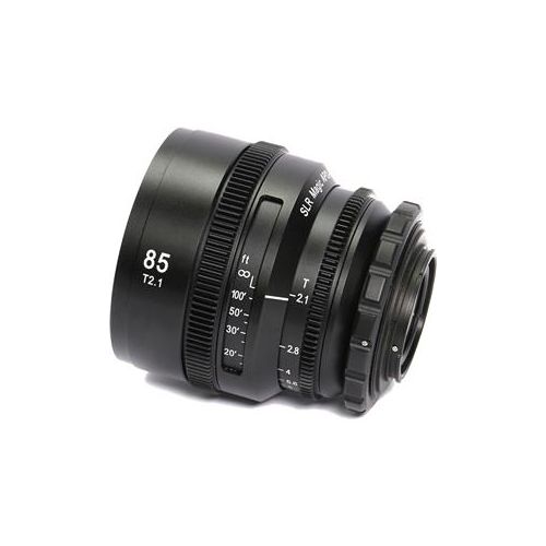  Adorama SLR Magic APO-HyperPrime Cine 85mm T2.1 Lens for PL Mount + EF Mount Adapter SLR-APO85EF